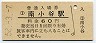 大糸線・南小谷駅(60円券・昭和52年)