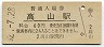 高山本線・高山駅(60円券・昭和52年)