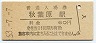 山手線・秋葉原駅(60円券・昭和53年)