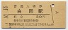 東北本線・白岡駅(30円券)