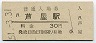 東海道本線・芦屋駅(30円券・昭和51年)