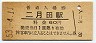 指宿枕崎線・二月田駅(60円券・昭和53年)