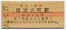 大糸線・信濃大町駅(10円券・昭和40年)