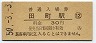 東海道本線・田町駅(30円券・昭和50年)