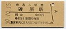 常磐線・磯原駅(30円券・昭和50年)