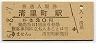 釧網本線・清里町駅(30円券・昭和51年)