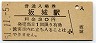 三セク化★信越本線・坂城駅(30円券・昭和51年)