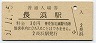 北陸本線・長浜駅(30円券・昭和51年)