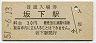 中央本線・坂下駅(30円券・昭和51年)