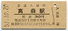 三セク化★高森線・高森駅(30円券・昭和51年)