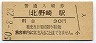 東北本線・野崎駅(30円券・昭和50年)