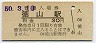 山陽本線・徳山駅(30円券・昭和50年)