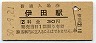 改称駅★日田彦山線・伊田駅(30円券・昭和50年)
