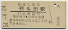 信越本線・羽生田駅(30円券・昭和51年)