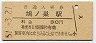 青梅線・鳩ノ巣駅(30円券・昭和51年)