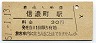 中央本線・信濃町駅(30円券・昭和51年)