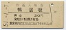 横浜線・鴨居駅(30円券・昭和51年)