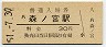 大阪環状線・森ノ宮駅(30円券・昭和51年)