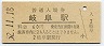 東海道本線・岐阜駅(60円券・昭和52年)