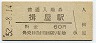 山陰本線・揖屋駅(60円券・昭和52年)