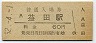 山陰本線・益田駅(60円券・昭和52年)