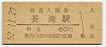 阪和線・長滝駅(60円券・昭和52年)
