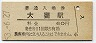 常磐線・大甕駅(60円券・昭和53年)