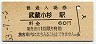 南武線・武蔵小杉駅(60円券・昭和53年)