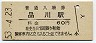 �★山手線・品川駅(60円券・昭和53年)