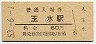 奈良線・玉水駅(60円券・昭和53年)