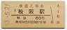紀勢本線・松阪駅(60円券・昭和53年)