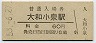 関西本線・大和小泉駅(60円券・昭和53年)