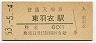 阪和線・東羽衣駅(60円券・昭和53年)