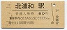 東北本線・北浦和駅(80円券・昭和54年)