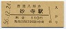 和歌山線・妙寺駅(110円券・昭和56年)