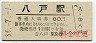 東北本線・八戸駅(80円券・昭和54年)