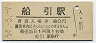 磐越東線・船引駅(80円券・昭和54年)