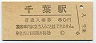 �★総武本線・千葉駅(80円券・昭和54年)
