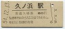 常磐線・久ノ浜駅(80円券・昭和54年)