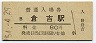 山陰本線・倉吉駅(80円券・昭和54年)