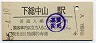 総武本線・下総中山駅(80円券・昭和55年)