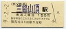 駅名補充・三峰索道★秩父鉄道・三峰山頂駅(150円券・平成9年)