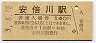 東海道本線・安倍川駅(140円券・平成3年)0980