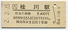 筑豊本線・桂川駅(140円券・平成2年)