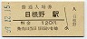阪和線・日根野駅(120円券・昭和59年)