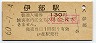赤穂線・伊部駅(130円券・昭和60年)