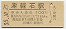 三セク化★山田線・津軽石駅(100円券・昭和55年)