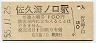小海線・佐久海ノ口駅(100円券・昭和55年)