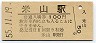 信越本線・米山駅(100円券・昭和55年)