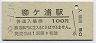 日豊本線・柳ヶ浦駅(100円券・昭和55年)